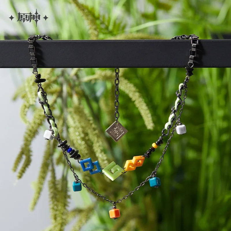 Genshin Impact Kinich Theme Double Layer Short Necklace