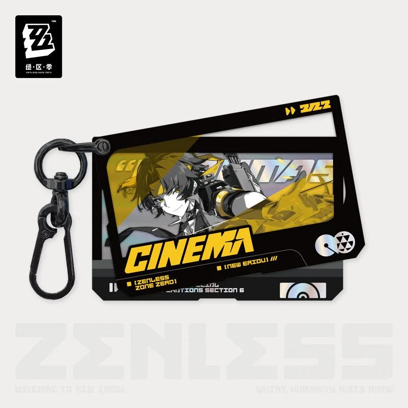 Zenless Zone Zero Mindscape Cinema Series Double Layer Acrylic Keychain Hollow Special Operations Section 6