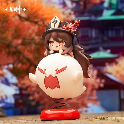 Genshin Impact Happy Shake Springy Swing Chibi Yurayura Stand HuTao Figur