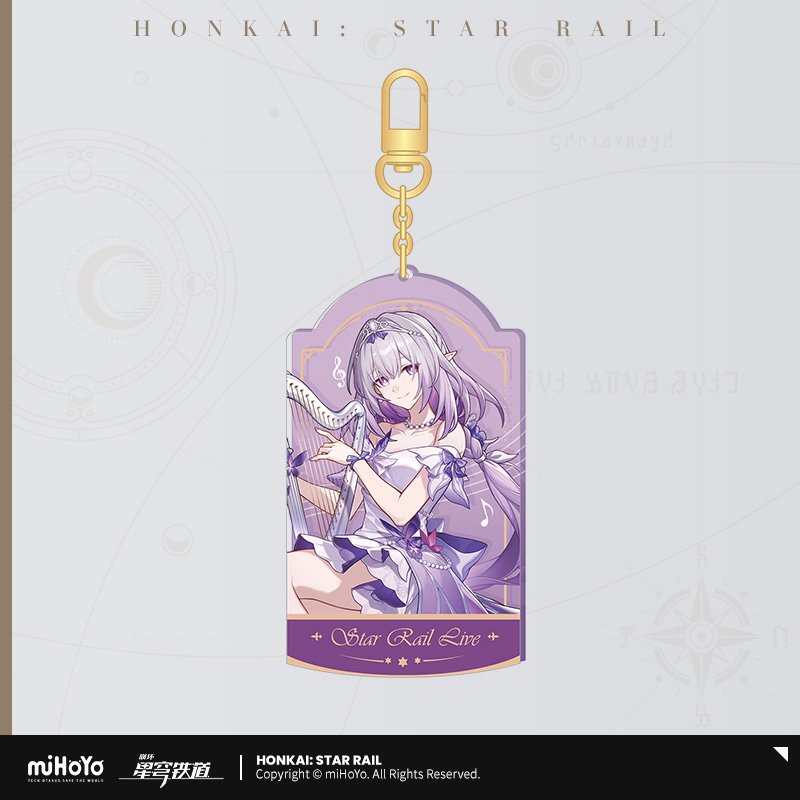 Honkai: Star Rail 2025 Star Rail Live Series Acrylic Keychain
