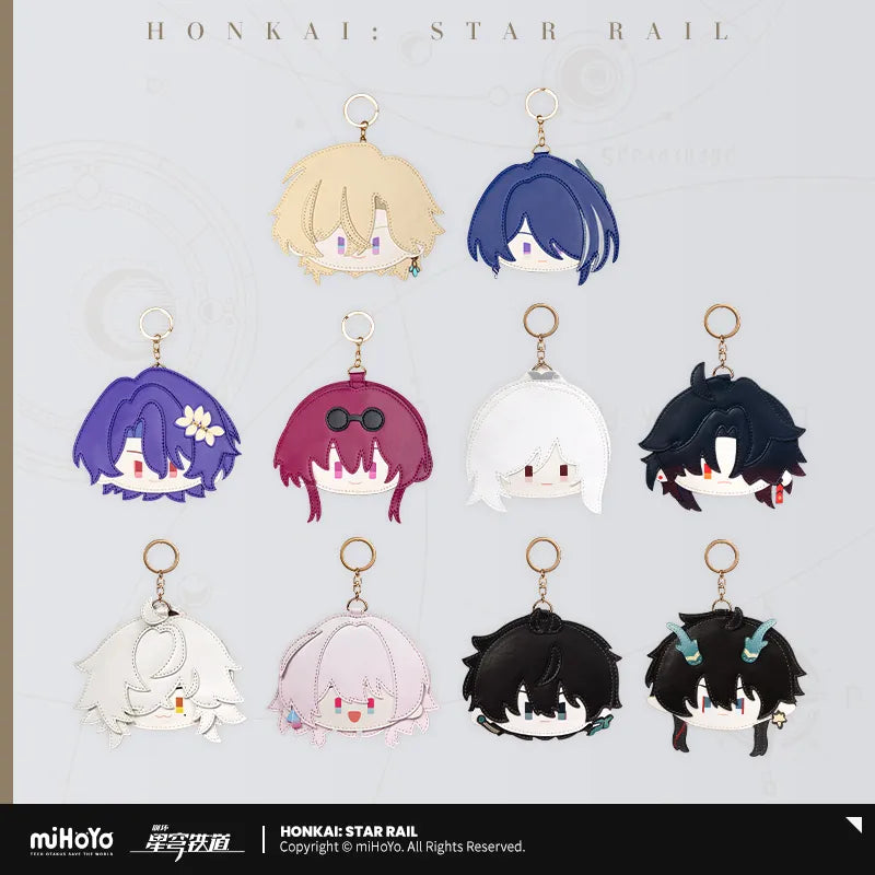 Honkai: Star Rail Chibi Plush Serie Kartenetui aus PU-Leder