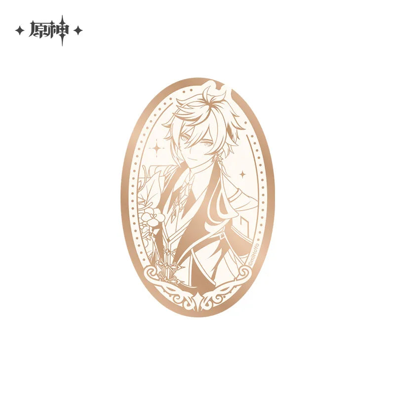 Genshin Impact Anniversary Celebration Series Mirror Surface Pin Button Badge