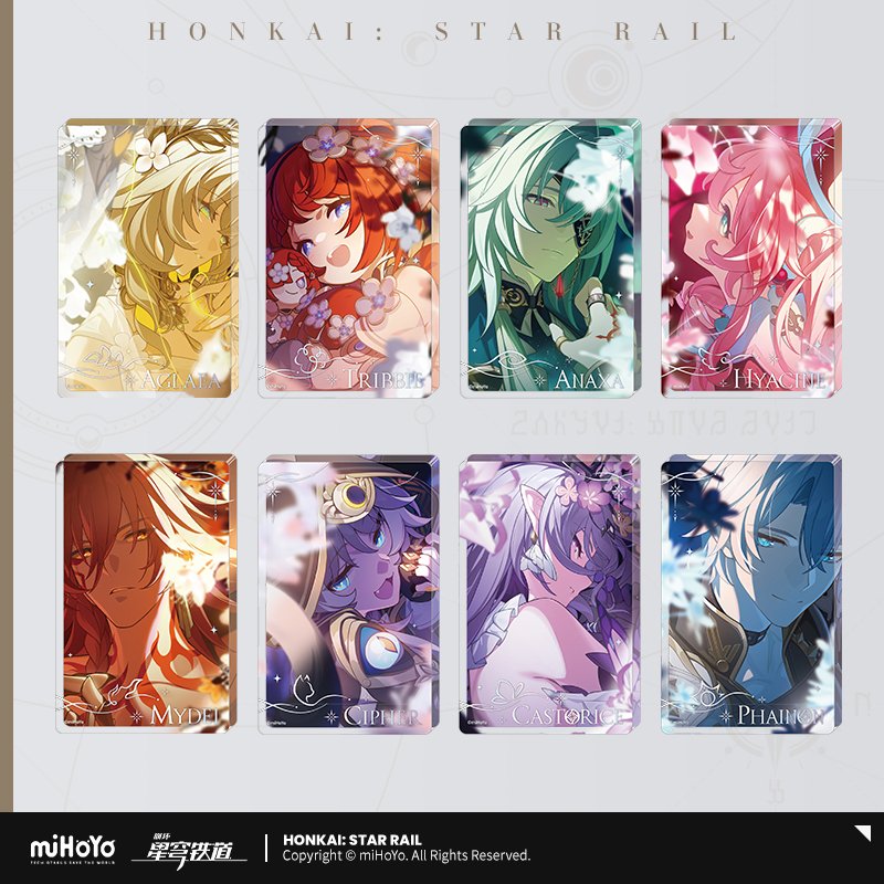 Honkai: Star Rail Amphoreus Saga of Heroes Series Acrylic Block