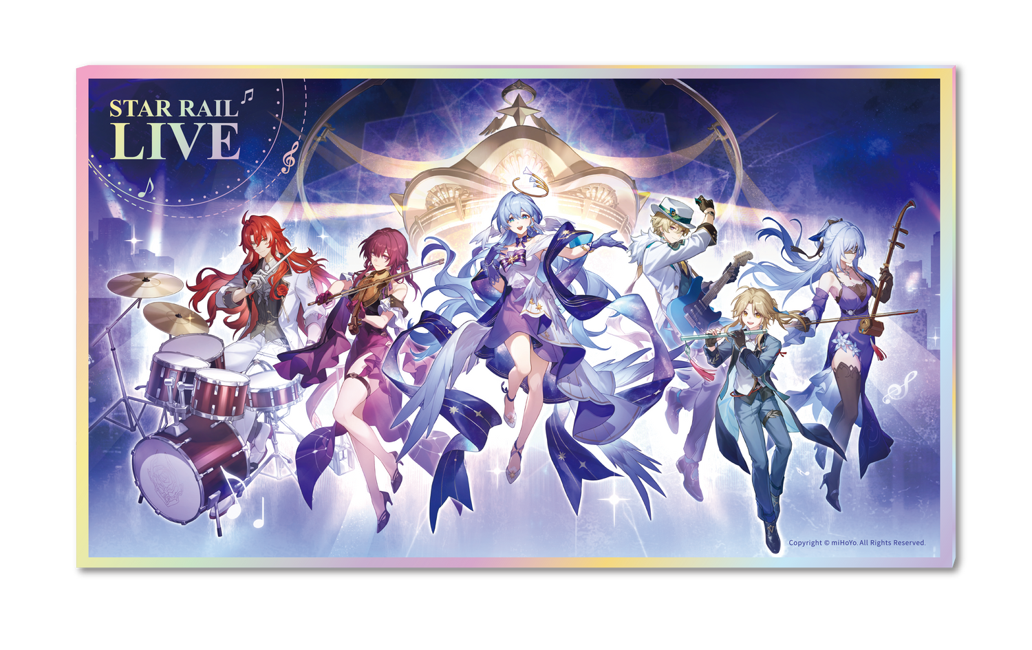 Honkai: Star Rail 2024 Star Rail LIVE Acrylic Shikishi Board