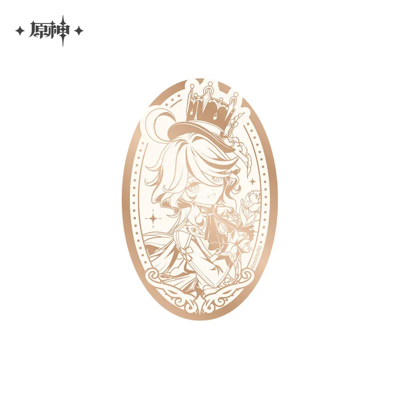 Genshin Impact Anniversary Celebration Series Mirror Surface Pin Button Badge