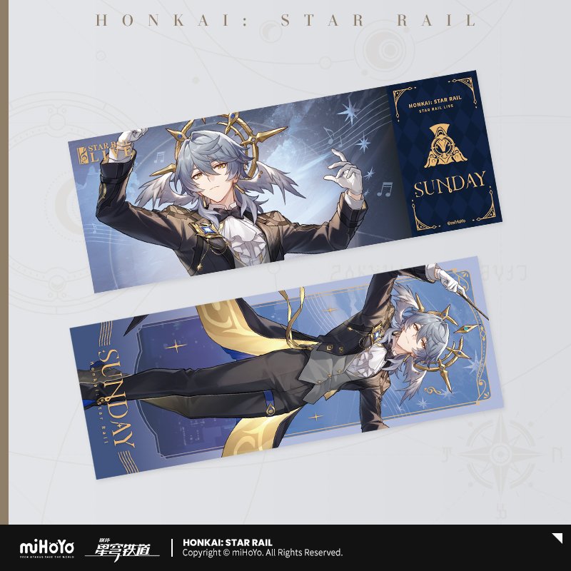 Honkai: Star Rail 2025 Star Rail Live Series Laser Ticket