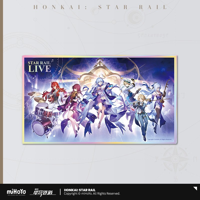 Honkai: Star Rail 2024 Star Rail LIVE Acryl Shikishi Board