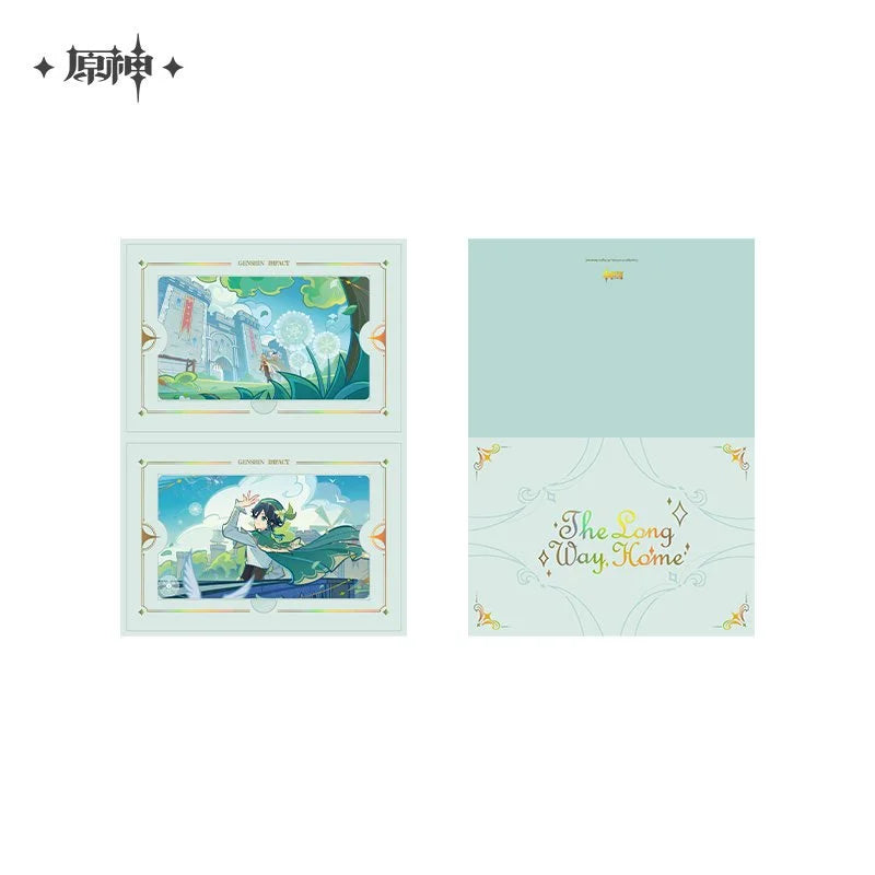 Genshin Impact The Long Way Home Series Tin Badges Card Set