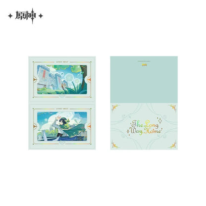 Genshin Impact The Long Way Home Series Tin Badges Card Set