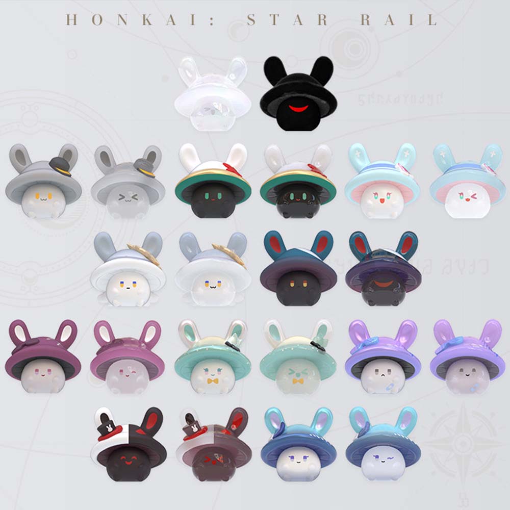 Honkai: Star Rail Bunny Mushroom &amp; Mushroom Bunny Series Mini Figure Mystery Box