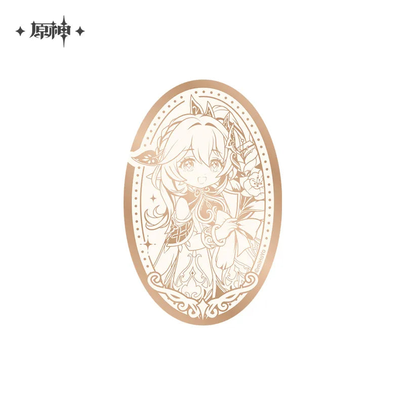 Genshin Impact Anniversary Celebration Series Mirror Surface Pin Button Badge