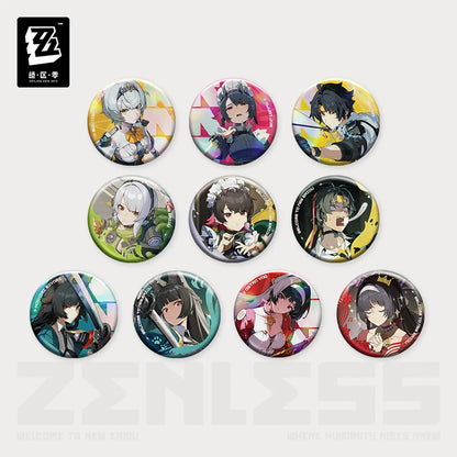 Zenless Zone Zero Inter-Knot Selected Series Tinplate Badge Blind Box Vol.1