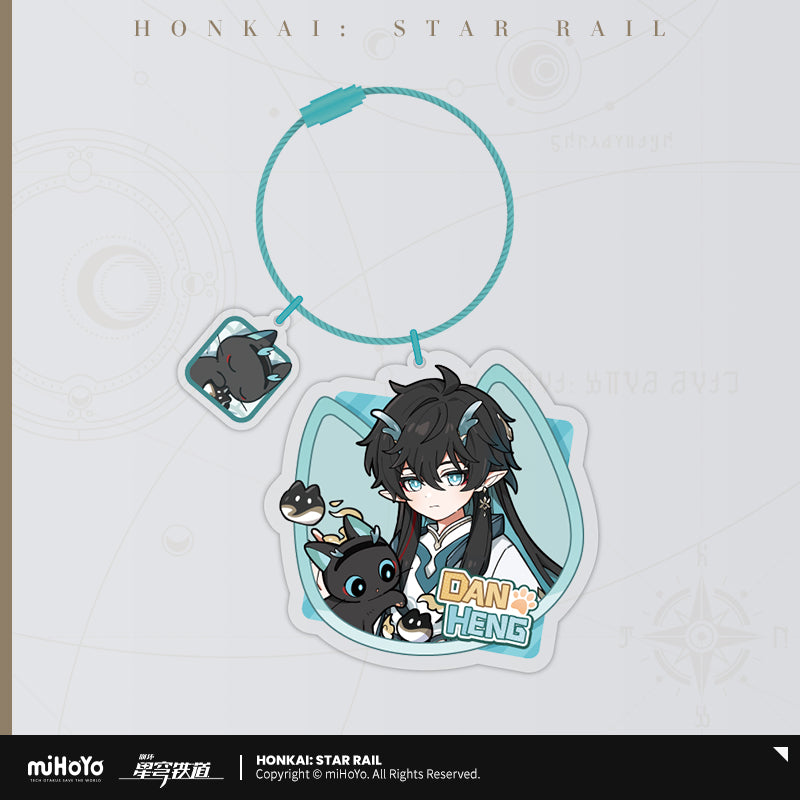 Honkai: Star Rail Little One and Cat Series Acrylic Keychain