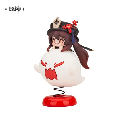 Genshin Impact Happy Shake Springy Swing Chibi Yurayura Stand HuTao Figur