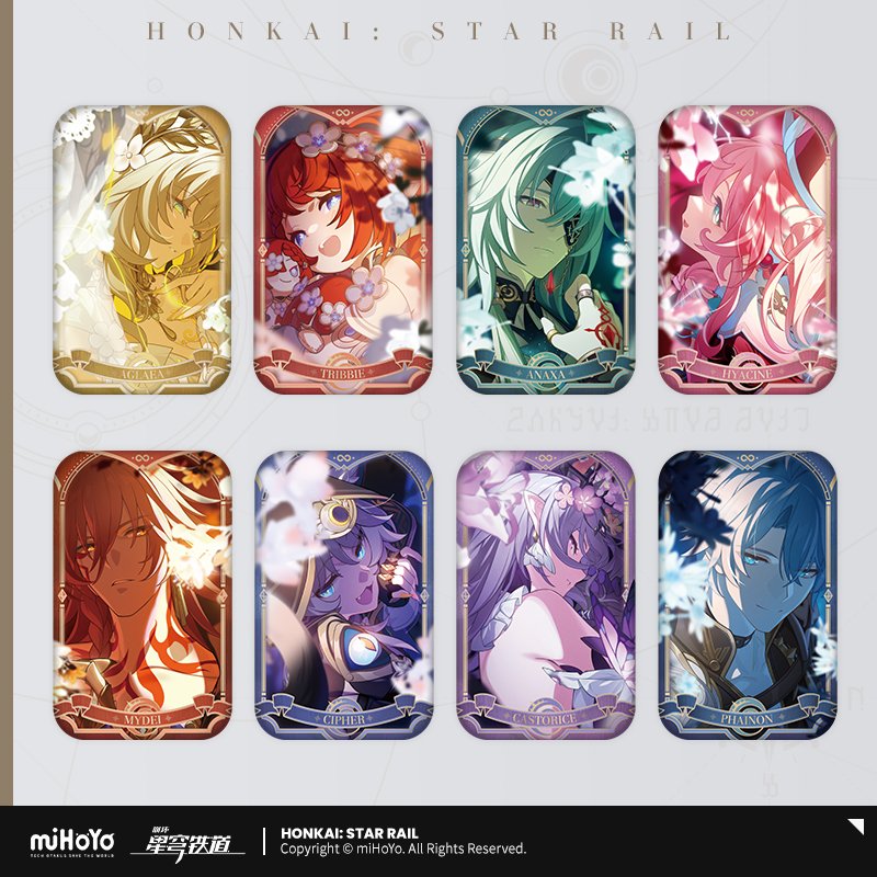 Honkai: Star Rail Amphoreus Saga of Heroes Serie Abzeichen(rechteckig)