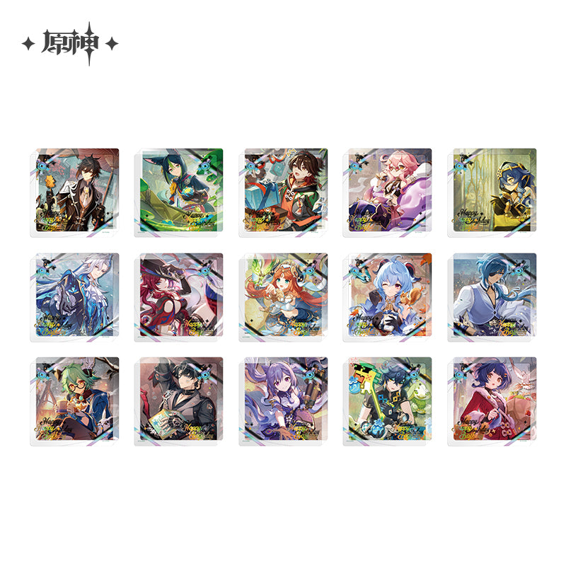 Genshin Impact Day of Destiny Series Thick Acrylic Coaster