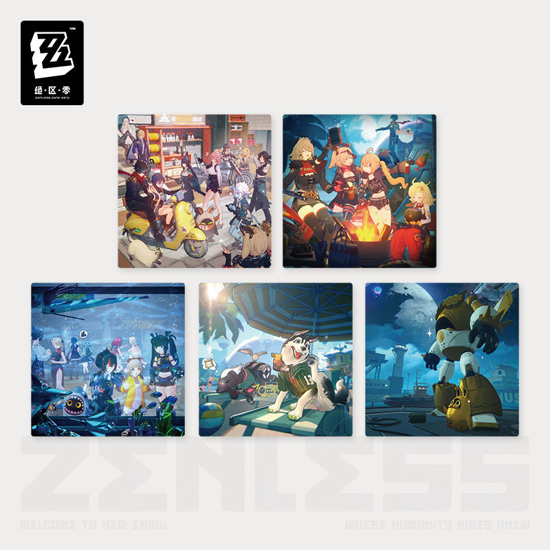 Zenless Zone Zero Eridu Snapshot Series Image Collectible Transparent Card Set Vol 3.0
