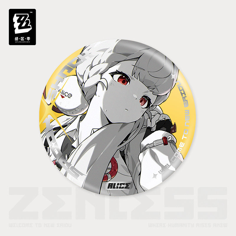 Zenless Zone Zero Mindscape Cinema Series Reflective Badge Spook Shack