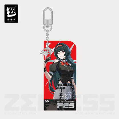 Zenless Zone Zero 2025 FES Animation CM Series Chibi Acrylic Photo Card Keychain