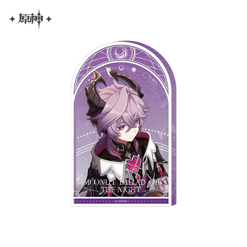 Genshin Impact Moonlit Ballad of The Night Series Thick Acrylic Display Block