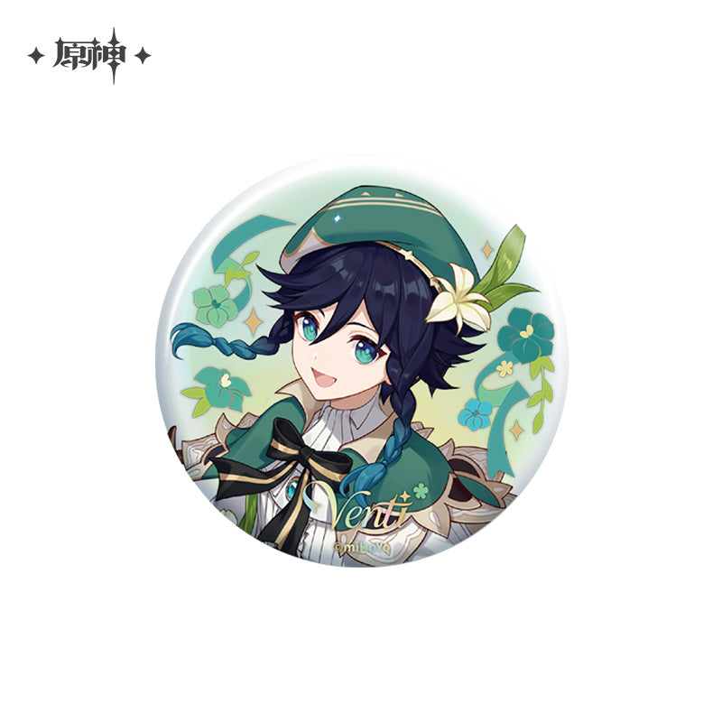 Genshin Impact Anniversary Celebration Series Metal Pin Button