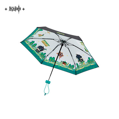 Genshin Impact Flames and Foothills Series Kinich Impression Folding Sun Umbrella