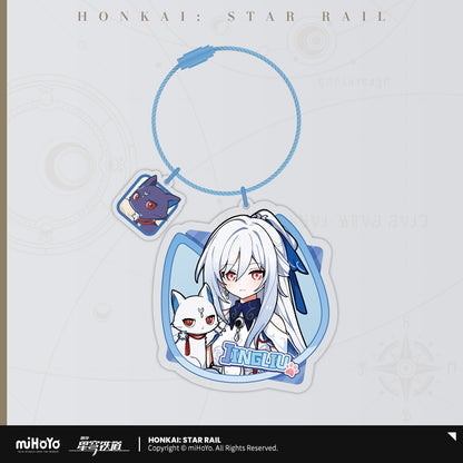 Honkai: Star Rail Little One and Cat Series Acrylic Keychain