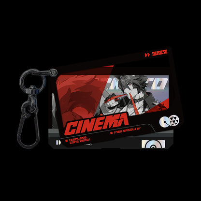 Zenless Zone Zero Mindscape Cinema Series Double Layer Acrylic Keychain Spook Shack