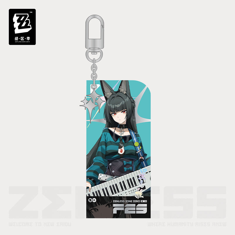 Zenless Zone Zero 2025 FES Animation CM Series Chibi Acrylic Photo Card Keychain