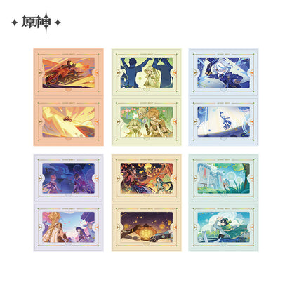Genshin Impact The Long Way Home Series Tin Badges Card Set