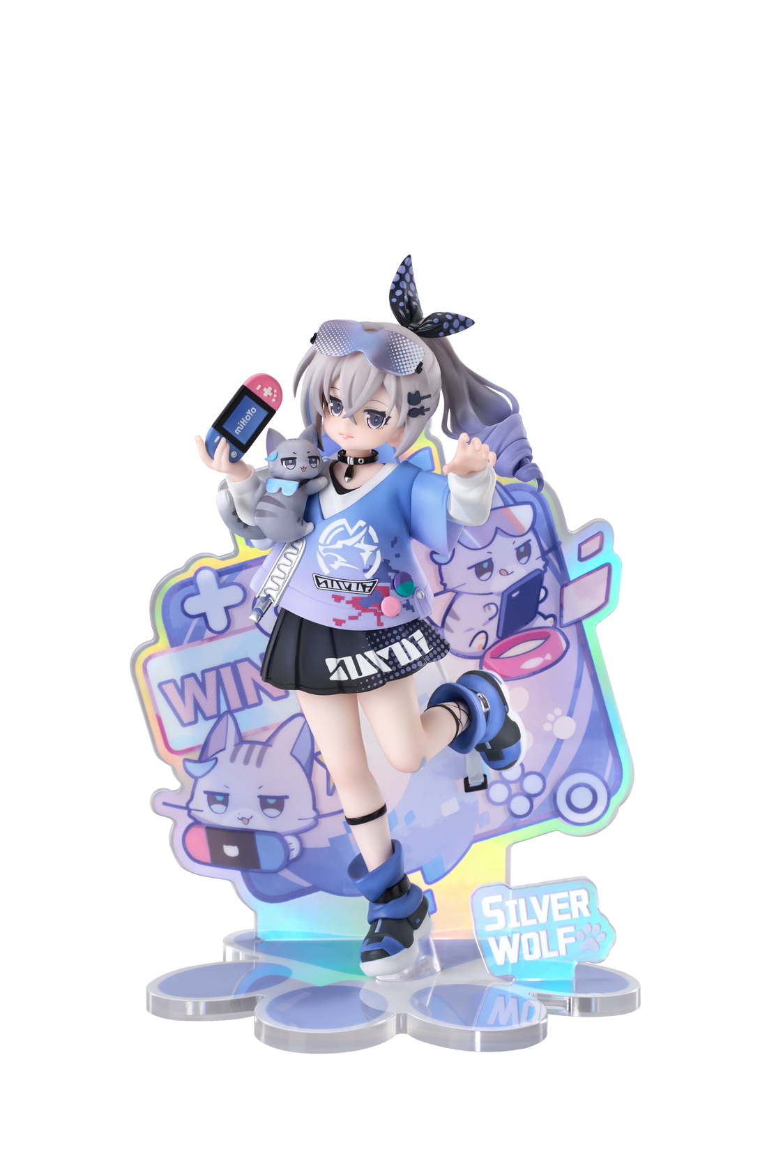 Honkai: Star Rail Little One and Cat Series Silver Wolf Figure