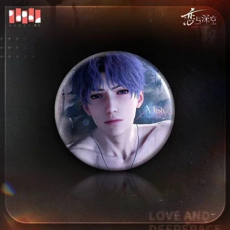 Love and Deepspace Translucent Possession Series Tin Badge