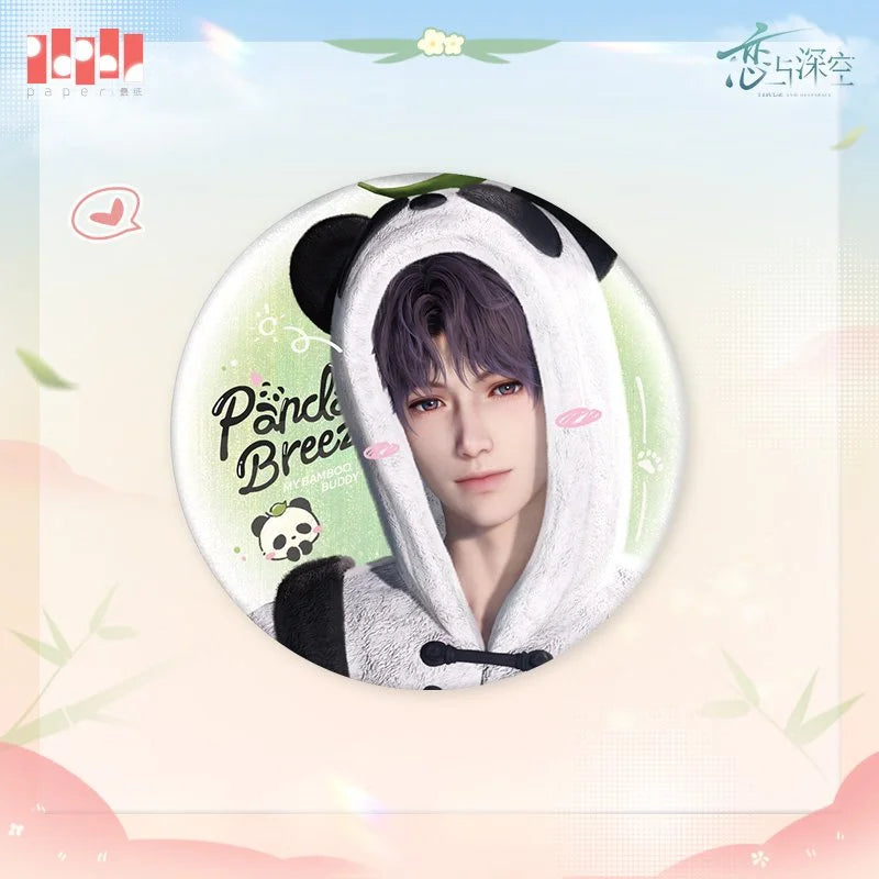 Love and Deepspace Bamboo Whispers Series Tin Badge