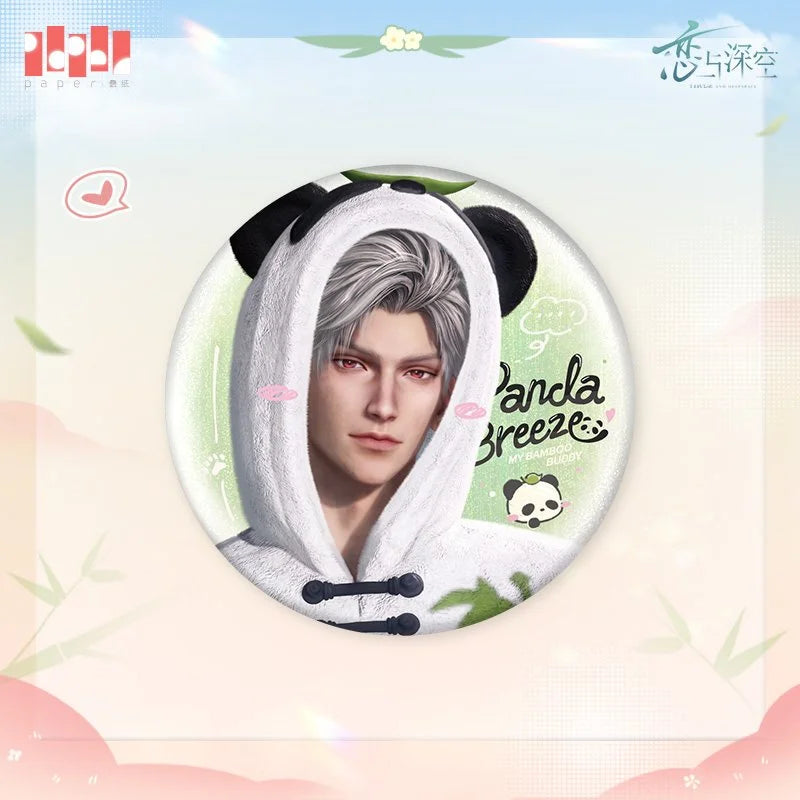 Love and Deepspace Bamboo Whispers Series Tin Badge