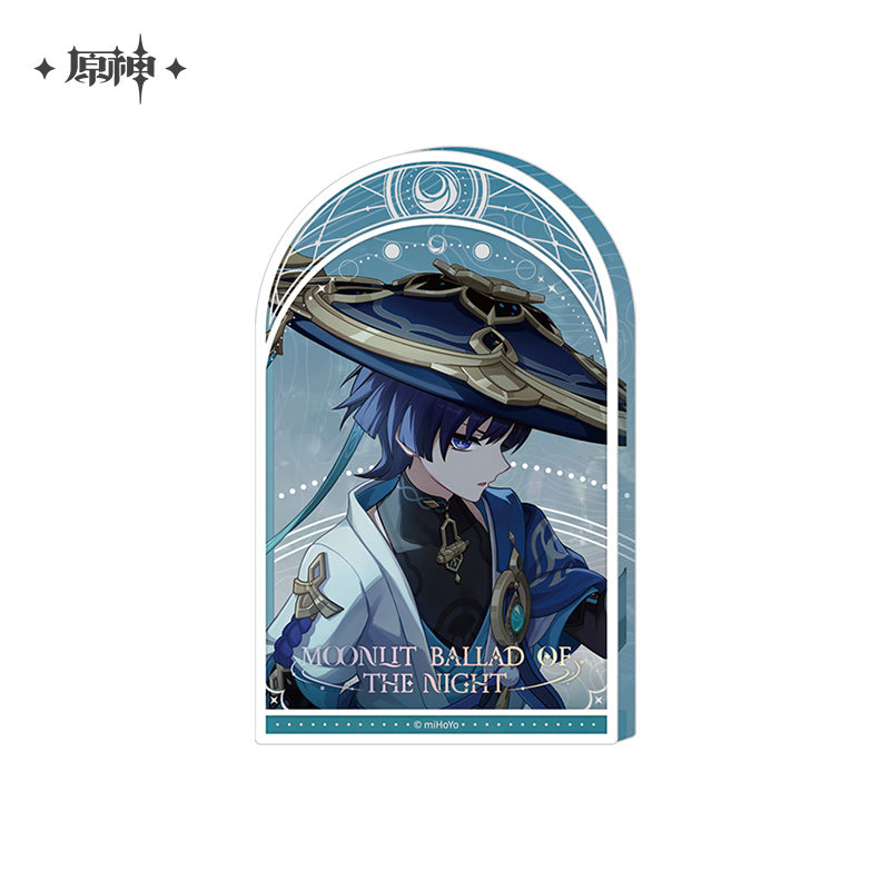 Genshin Impact Moonlit Ballad of The Night Series Thick Acrylic Display Block