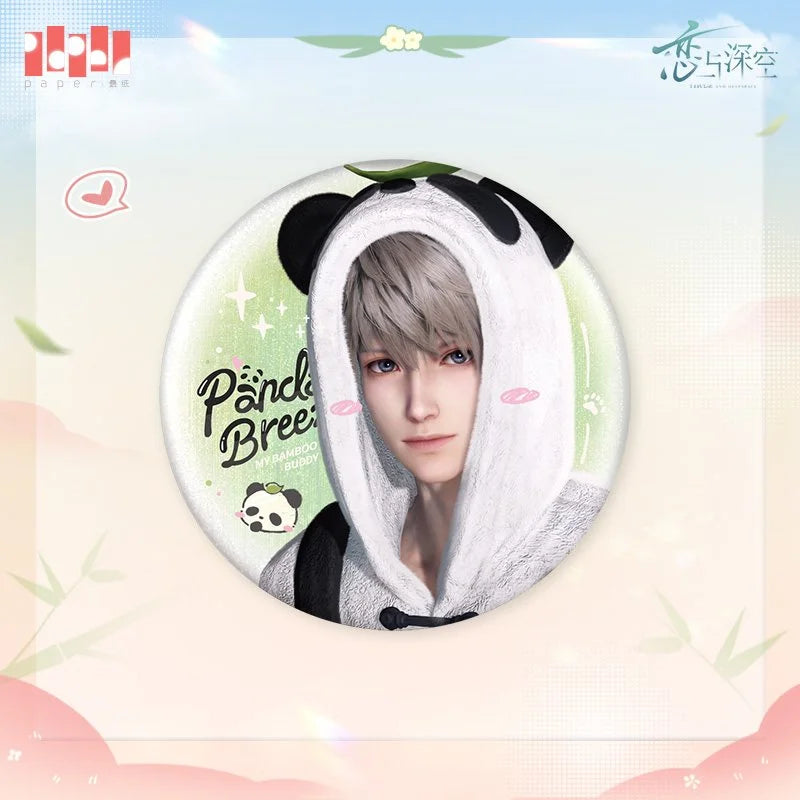 Love and Deepspace Bamboo Whispers Series Tin Badge