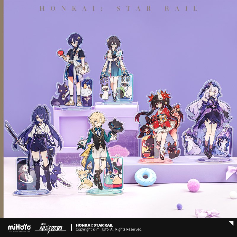 Honkai: Star Rail Kitty Series Acrylic Standee Vol 2.0