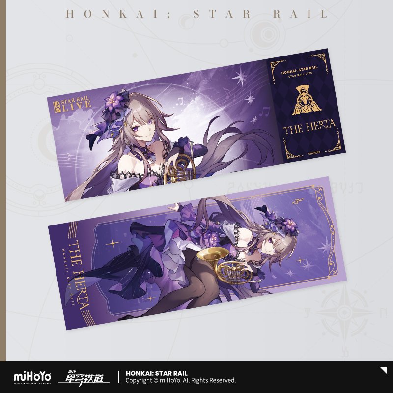 Honkai: Star Rail 2025 Star Rail Live Series Laser Ticket