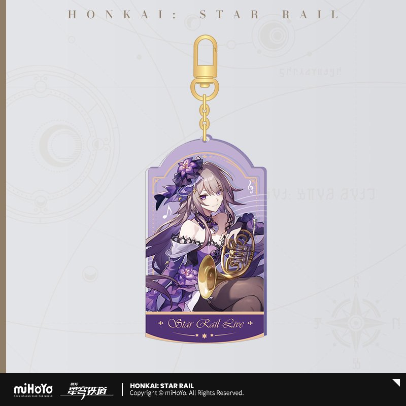 Honkai: Star Rail 2025 Star Rail Live Series Acrylic Keychain