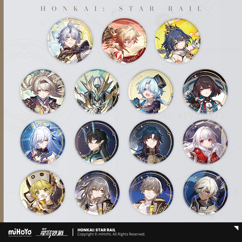 Honkai: Star Rail Official Art Serie Metall-Abzeichen: The Destruction