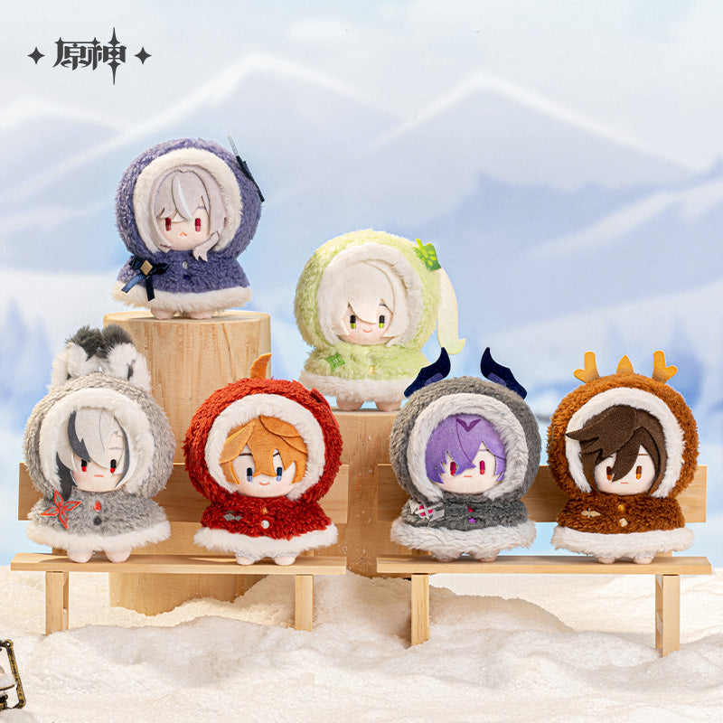 Genshin Impact Fun in the Snow Series Plushie Keychain