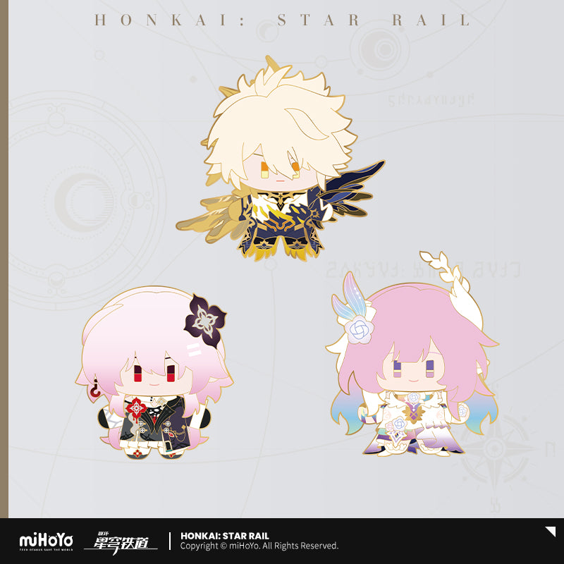 Honkai: Star Rail Chibi Series Metal Badge